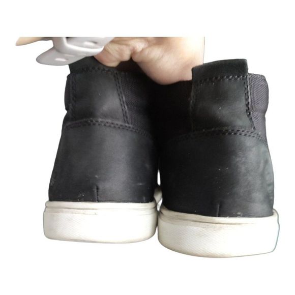 Timberland chukka boots sneakers Men\'s Size 12 Black canvas leather Groveton main image 8